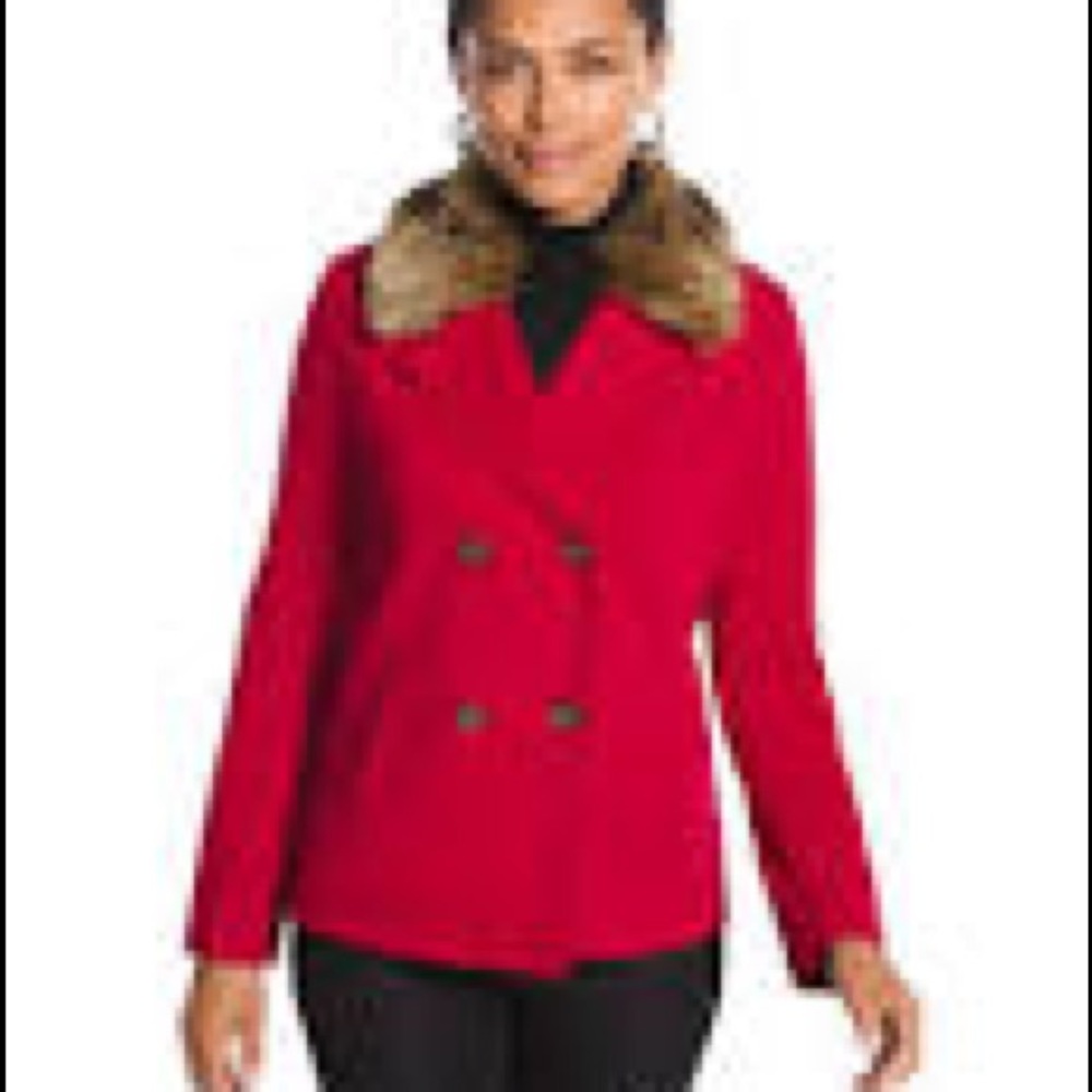 Chico’s Pea Coat. NWOT